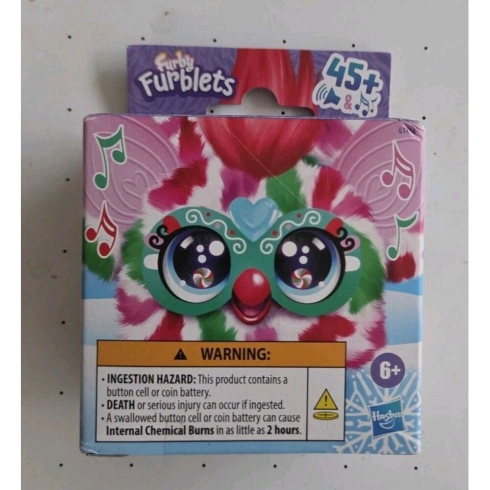 Furby‎ Furblets Pep-Mint Mini Electronic Plush Toy, New In Box SEALED